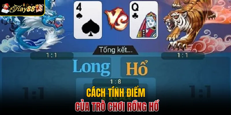 Cách tính điểm của trò chơi rồng hổ Hay88